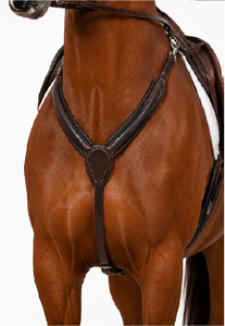 อุปกรณ์ขี่ม้าหนังแท้ สายรัดม้าแบบยืน (Standing Martingale) ทำจากหนังแท้สำหรับขี่ม้า - Product Image 2