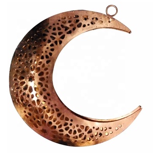 Artisanat indien arbre de noël décorations suspendues nouveau Design 2025 Style vintage taille personnalisée métal bois article en gros - Product Image 3