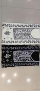 Zarkan Stones Work Colección de invierno Sin coser Heavy Faux Georgette Shalwar Kameez Fondo interior francés Dupatta Salwar Kameez - Product Image 4