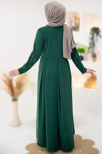 Abayas musulmanes grande taille pour femmes, en mousseline de soie vierge respirante, robes anti-plis, vêtements ethniques, burqa arabe, vente en gros OEM ODM - Product Image 6