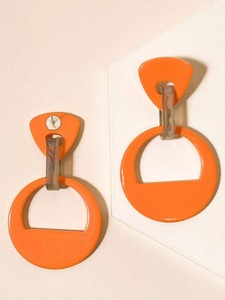 Pendientes de Resina Abstractos Hechos a Mano, Ligeros, Elegantes, Joyería de Moda, Accesorio Moderno, Producto de Calidad de Exportación - Product Image 6
