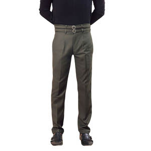 กางเกงยีนส์ผู้ชายคุณภาพสูง เอวสองชั้น ปรับขนาดเอวได้ ทรงตรง แฟชั่นลำลอง สวมใส่สบาย ขายตรงจากโรงงาน - Product Image 1