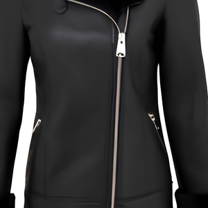 Blouson de moto personnalisé style shearling avec fermeture éclair intégrale, col garni de fourrure, doublure en soie - Fournisseur en gros pour marques privées - Product Image 5
