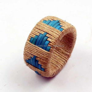 Anillo para Servilletas de Ratán Sostenible, Materiales Naturales, Decoración de Mesa Hecha a Mano, Fabricante al por Mayor, Ligero y Ecológico de Vietnam - Product Image 1