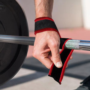 Bandes de poignet en coton et polyester pour le fitness, sangles de musculation en coton robustes avec logo personnalisé pour soulevé de terre - Product Image 6