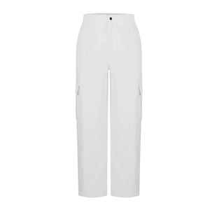 Women Cargo Pants High Waisted Loose Fit Casual <b>Trousers</b> Multi Pocket Ladies Fashion Wholesale Clothing - Product Image 5