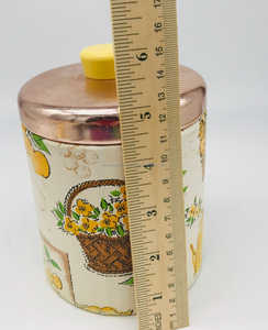 Boîte de conserve vintage Ransburg en cuivre pur avec un design rétro en étain parfait pour un rangement élégant et une décoration de vaisselle - Product Image 2