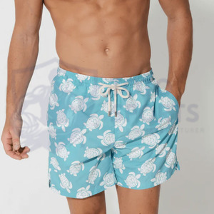 Short de bain pour homme respirant, haute performance, imprimé sur mesure, design tendance, léger, nouvelle arrivée, doux, pour l'été - Product Image 3