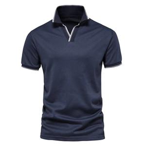 Polo à manches courtes avec broderie, polo uni pour impression, polo de sport et de golf, design personnalisé - Product Image 1
