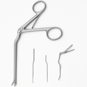 Stainless Steel Manual Detachable <b>Punch</b> Swivel Disc Rongeur High-Level Surgical Instrument for 2mm-5mm Sizes CE Certified - Product Image 6