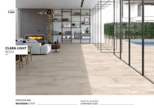 Carreaux de porcelaine vitrifiée numériques modernes 8x48 pouces grand format pour revêtements de sol de luxe pour la maison, le bureau et la décoration intérieure commerciale - Product Image 2