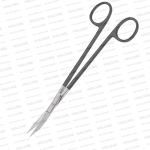 Tijeras Facelift Davis de 18 cm, Tijeras Quirúrgicas Curvas Serradas Supercut para Rhytidectomía y Despliegue de Flap Cutáneo de Vaslcare - Product Image 4