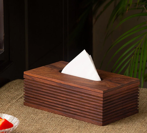 Boîte à mouchoirs en bois de qualité supérieure, support carré, vente en gros, design moderne, pour table - Product Image 5