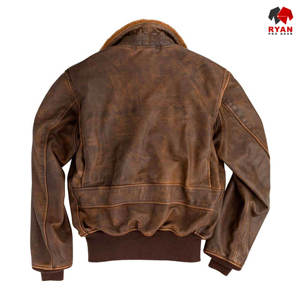 Veste en cuir respirante pour homme, design personnalisé Ryan Pro Gear, impression de logo sur mesure, conception OEM. - Product Image 4