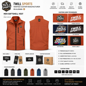 Wholesale Winter Warm Down Quilted Softshell <b>Vest</b> Fashion Stand Color Softshell <b>Utility</b> <b>Vest</b> Sleeveless Men's Softshell <b>Vest</b> - Product Image 5