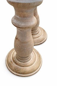Modern Wooden Candle Holder with Smooth Finish Decorative Stand for <b>Bedroom</b> Living Room and Office Home Decoration - Product Image 4