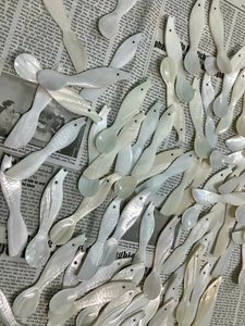 Natural White Mother of Pearl (MOP) Rectangle Shape Size 4x6MM to 18x25MMYellow White Mother of Pearl Craft Loose Gemstone - Product Image 6