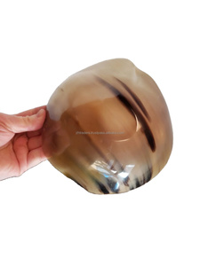 Bol en corne de buffle fabriqué à la main à 100% de corne naturelle pour la cuisine et la décoration - Product Image 2