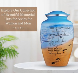 Urna Conmemorativa Artística con Cuentas, Elegante Porta Cenizas para Recuerdo y Exhibición en el Hogar al Mejor Precio - Product Image 5