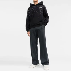 Sudaderas con Capucha de Diseño OEM de Alta Calidad, Lavado Ácido, Básicas, Mezcla de Algodón, Transpirables, Resistentes al Viento, Venta al Por Mayor - Product Image 4