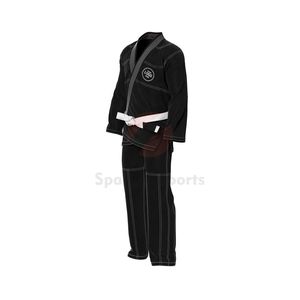 Traje de Jiu-Jitsu Brasileño (BJJ) de Tejido Perla 100% Algodón, OEM ODM, Bordado con Logotipo Personalizado, Transpirable, Totalmente Personalizable, Uniforme de Artes Marciales Mixtas - Product Image 3