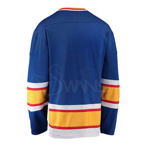 Team Wear Ice Hockey Jersey High Quality Customized Color Breathable Short Sleeve 100% Polyester <b>for</b> Online <b>Sale</b> - Product Image 5