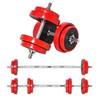Juego de Mancuernas Ajustables Convertibles de 44 lb, Modelo D0100XUZS8Y, para Uso en Gimnasio en Casa, Pesas Libres para Levantamiento de Pesas para Hombres y Mujeres
