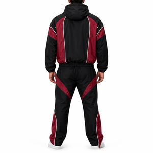 Ensemble de survêtement en nylon pour homme, durable, respirant, conçu pour la course à pied, l'entraînement physique, la remise en forme et les activités de plein air - Product Image 2