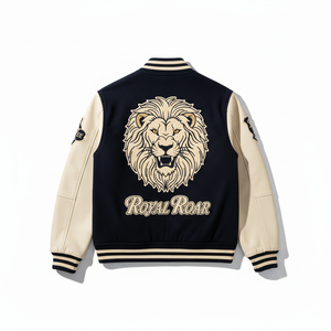 Blouson universitaire unisexe de qualité supérieure, personnalisé, brodé en chenille, imperméable, respirant et coupe-vent - Product Image 3