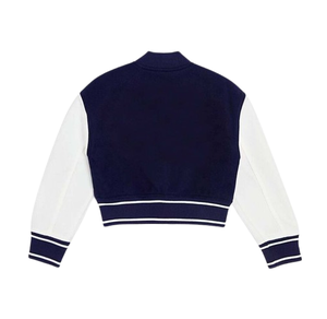 New Fashion Varsity Jackets for Women with Plus-Size Custom <b>Wool</b> Varsity Jacket Wholesale Women's Letterman Jackets - Product Image 2
