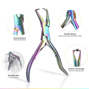 Premium Hair <b>Extension</b> Plier Kit for Micro Ring <b>Beads</b> Crimping Loop Threader and Hair <b>Extension</b> Accessories Set - Product Image 4