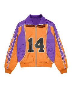 Conjunto Deportivo 2026 de 2 Piezas, Pantalón y Chaqueta con Logotipo DTF, Líneas Reflectantes de Malla Interior, Cortavientos Unisex - Product Image 6