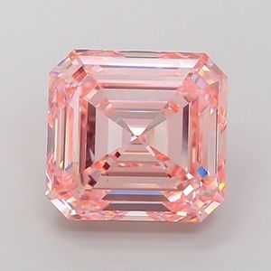 Diamante Cultivado en Laboratorio CVD, Corte Asscher, Claridad VVS, Corte EX-VG, para Joyería, Anillo de Compromiso, Certificado IGI - Product Image 1