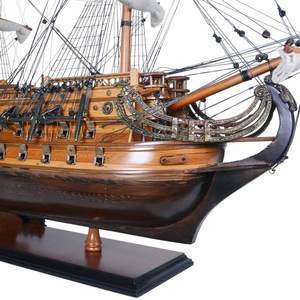 T063 - OMH San Felipe Cedar Nautical Ship Model Hand Painted <b>Wooden</b> Vietnam Home Decor Craft Supplies 91Lx28.5Wx78H Cm - Product Image 5