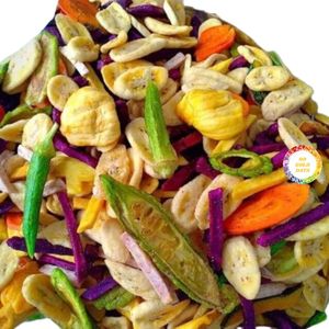 Chips de Vegetales Mixtos Secos, Fritos al Vacío a Baja Temperatura, Crujientes y Sabrosos, Venta al Por Mayor de Fábrica - Product Image 5