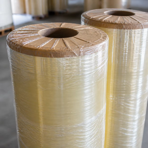 Rollo Jumbo de Cinta BOPP, Material en Bruto, Rollo Madre de 1280 mm x 4000 m, Adhesivo Acrílico Transparente para Fábrica de Convertidores de Cinta - Product Image 1