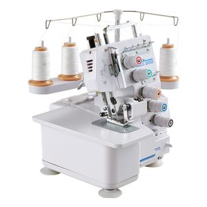 Macchina da Cucire Overlock con 1250 Punti al Minuto, Luce LED, Piedini a Forte Aspirazione, Capacità 2 3 5 Fili per Overlock - Product Image 1