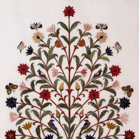 Azulejos Florales con Incrustaciones de Mármol Modernos Hechos a Mano, Impermeables, Resistentes al Fuego y al Moho, para Interiores de Lujo, Uso Doméstico y Comercial