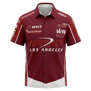 Chemise mécanique en sergé durable, anti-taches, anti-rayures, avec boutons, pour uniforme de garage, réparation automobile, vêtements techniques de course, fabricant - Product Image 4