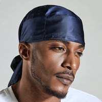 Durag respirant et tendance pour homme, personnalisé, style streetwear hip-hop, durags en satin de soie, durags d'extérieur, unisexe