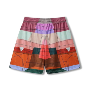 Compre Ahora Pantalones Cortos Deportivos de Malla Estampados para Hombre, Ligeros y Transpirables, Ropa Deportiva de Verano, Proveedor Mayorista OEM ODM - Product Image 3