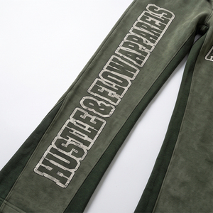 Conjunto Deportivo Personalizado Vintage para Hombre de Dos Piezas con Sudadera con Capucha y Pantalones Anchos Estampados, Conjuntos Deportivos Anchos Hechos a Medida en Oferta - Product Image 4