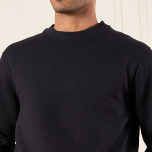 Sweat-shirt à capuche tricoté doublé personnalisé de haute qualité avec logo, vente en gros, uni, vierge, respirant, pour homme, couleurs personnalisées, 100% coton, idéal pour l'hiver - Product Image 2