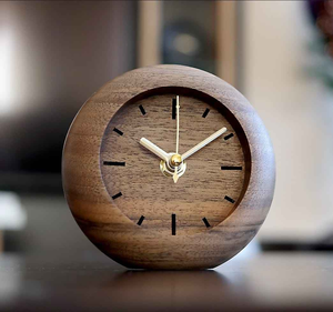 Solid Wood Analog Table <b>Clock</b> - Product Image 5