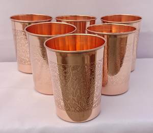 Vasos de agua de cobre al por mayor, proveedor de marca privada, fábrica exportadora, artículos para beber reutilizables y duraderos - Product Image 4