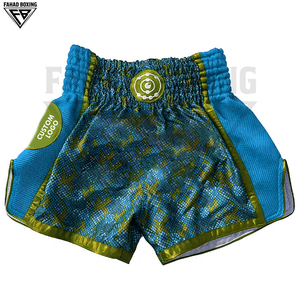 Vêtements de combat de kick-boxing imprimés, vêtements d'arts martiaux 100% polyester, shorts de Muay Thai confortables sublimés - Product Image 1