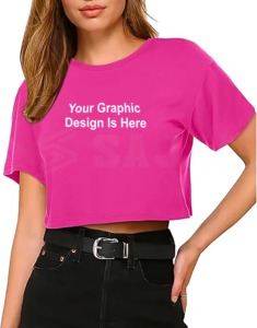 T-shirts courts d'été grande taille pour femmes, à manches courtes et col rond, coupe ample, décontractés, avec pompons et broderies - Product Image 1