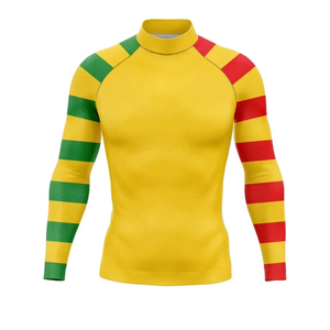 Ropa de compresión de manga larga para mujer, personalizada con estampado, para MMA, venta al por mayor - Product Image 1