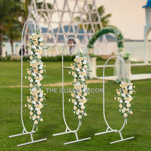 Sustainable Quality Iron Metal Green <b>Backdrop</b> Flower <b>Stand</b> For Household & Wedding Party Decoration Accessory - Product Image 3