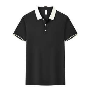 Polo respirant pour homme à manches courtes, séchage rapide, en soie glacée, avec logo brodé personnalisé, uniforme de travail d'été, fabriqué en Chine (OEM) - Product Image 3